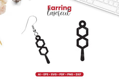 Earring Lasercut SVG Bundle - CraftNest - Digital Crafting and Art