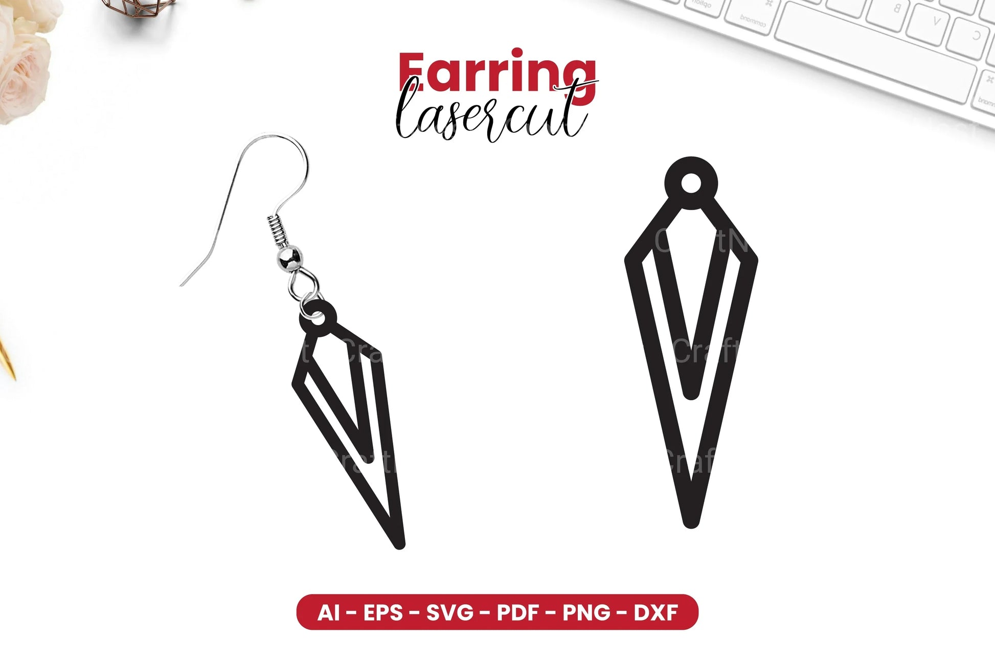 Earring Lasercut SVG Bundle - CraftNest - Digital Crafting and Art
