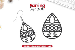 Earring Lasercut SVG Bundle - 41 Designs - CraftNest - Digital Crafting and Art