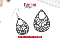 Earring Lasercut SVG Bundle - 42 Designs - CraftNest - Digital Crafting and Art