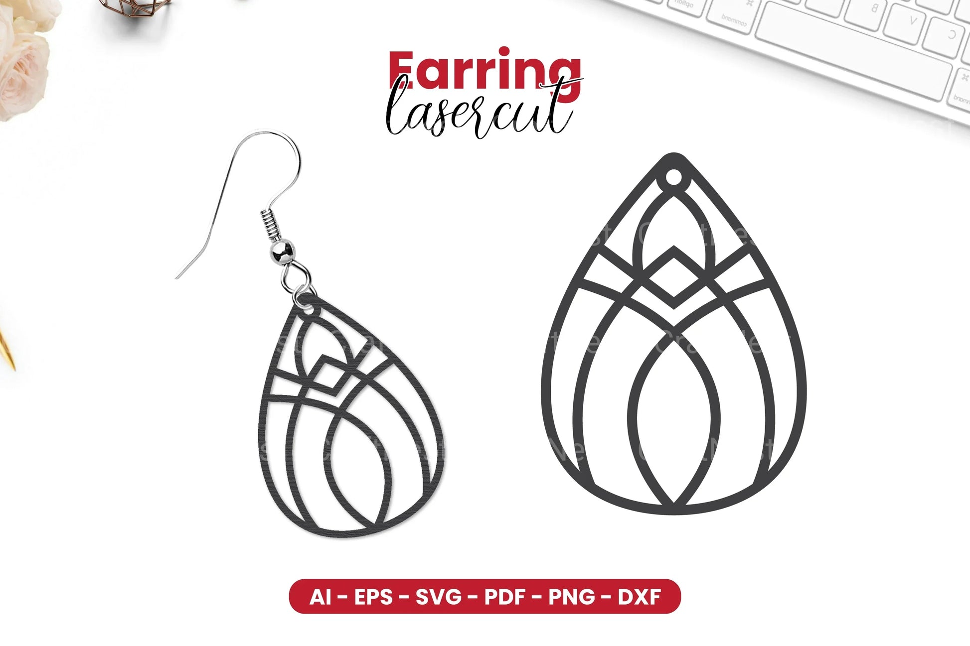 Earring Lasercut SVG Bundle - CraftNest - Digital Crafting and Art