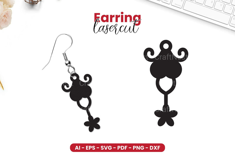 Earring Lasercut SVG Bundle - CraftNest - Digital Crafting and Art