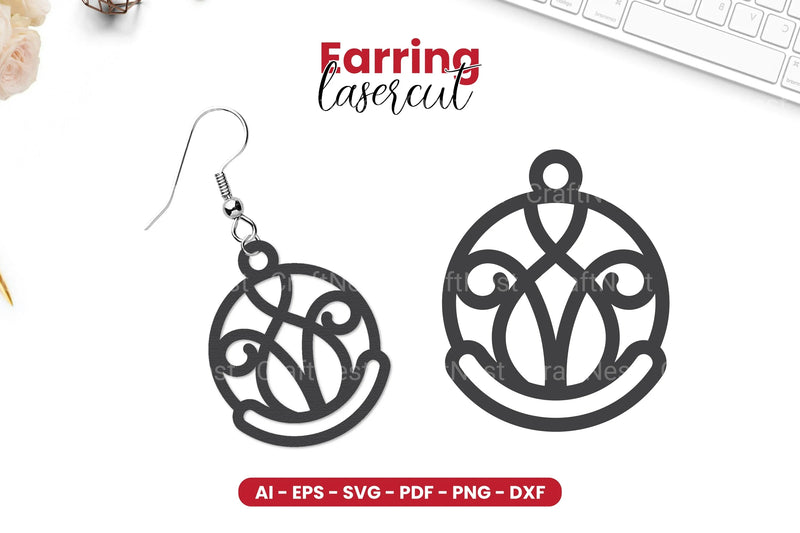 Earring Lasercut SVG Bundle - CraftNest - Digital Crafting and Art