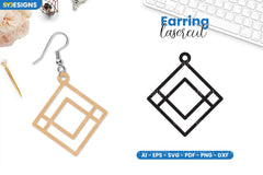 Earring Lasercut SVG Bundle - CraftNest - Digital Crafting and Art