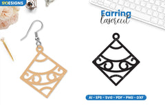 Earring Lasercut SVG Bundle - 102 Designs - CraftNest - Digital Crafting and Art
