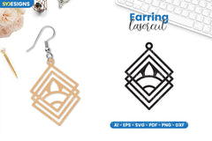 Earring Lasercut SVG Bundle - CraftNest - Digital Crafting and Art
