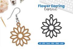 Earring Lasercut SVG Bundle - CraftNest - Digital Crafting and Art