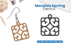 Earring Lasercut SVG Bundle - 114 Designs - CraftNest - Digital Crafting and Art