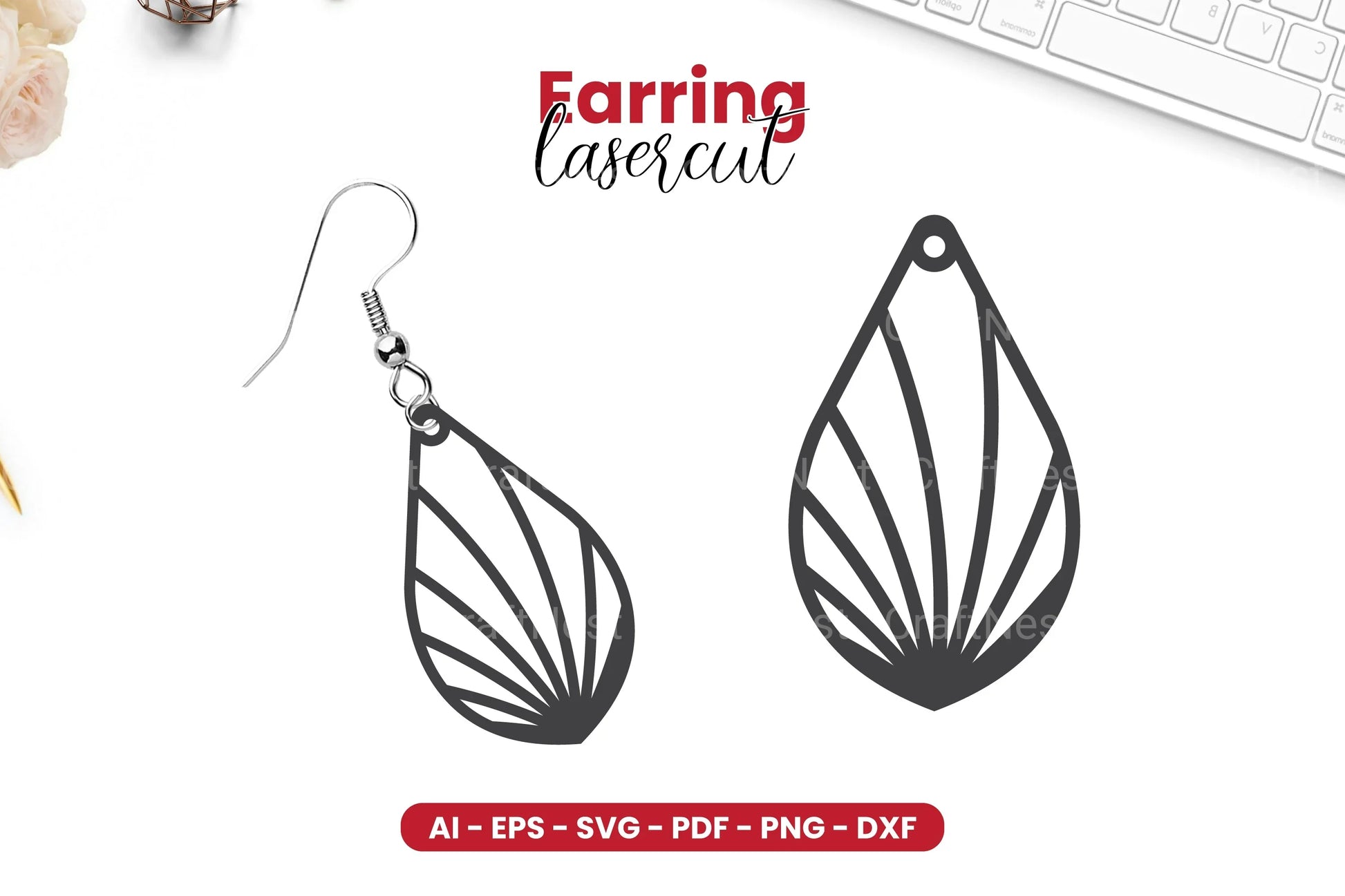 Earring Lasercut SVG Bundle - 72 Designs - CraftNest - Digital Crafting and Art