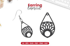 Earring Lasercut SVG Bundle - 75 Designs - CraftNest - Digital Crafting and Art