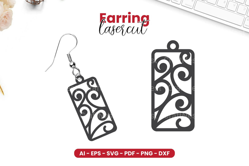 Earring Lasercut SVG Bundle - CraftNest - Digital Crafting and Art