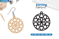 Earring Lasercut SVG Bundle - CraftNest - Digital Crafting and Art