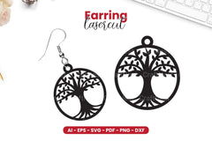 Earring Lasercut SVG Bundle - CraftNest - Digital Crafting and Art