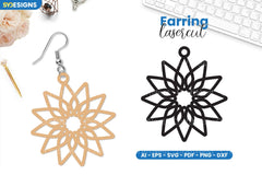 Earring Lasercut SVG Bundle - 18 Designs - CraftNest - Digital Crafting and Art