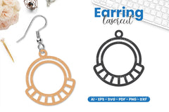Earring Lasercut SVG Bundle - 26 Designs Clipart Bundle - CraftNest - Digital Crafting and Art