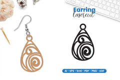 Earring Lasercut SVG Bundle - CraftNest - Digital Crafting and Art