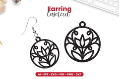 Earring Lasercut SVG Bundle - CraftNest - Digital Crafting and Art