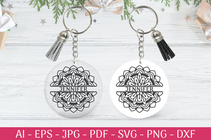 Mandala Split SVG Templates Bundle - CraftNest - Digital Crafting and Art