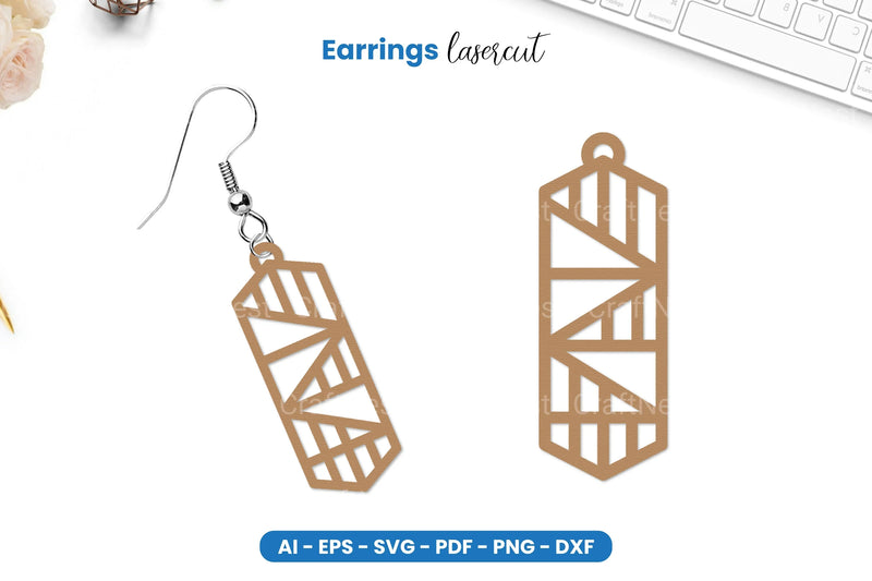 Earrings Lasercut SVG Bundle - CraftNest - Digital Crafting and Art