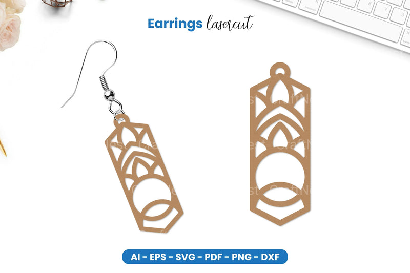 Earrings Lasercut SVG Bundle - CraftNest - Digital Crafting and Art