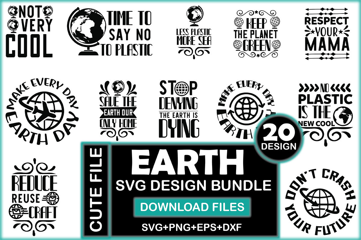 Earth SVG Bundle - CraftNest - Digital Crafting and Art