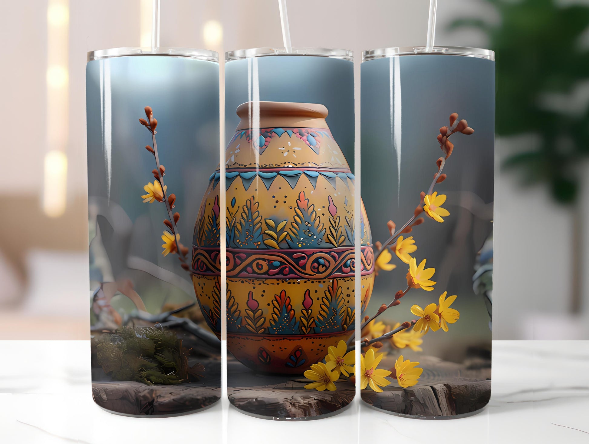 Earthy Elements Easter 3 Tumbler Wrap - CraftNest