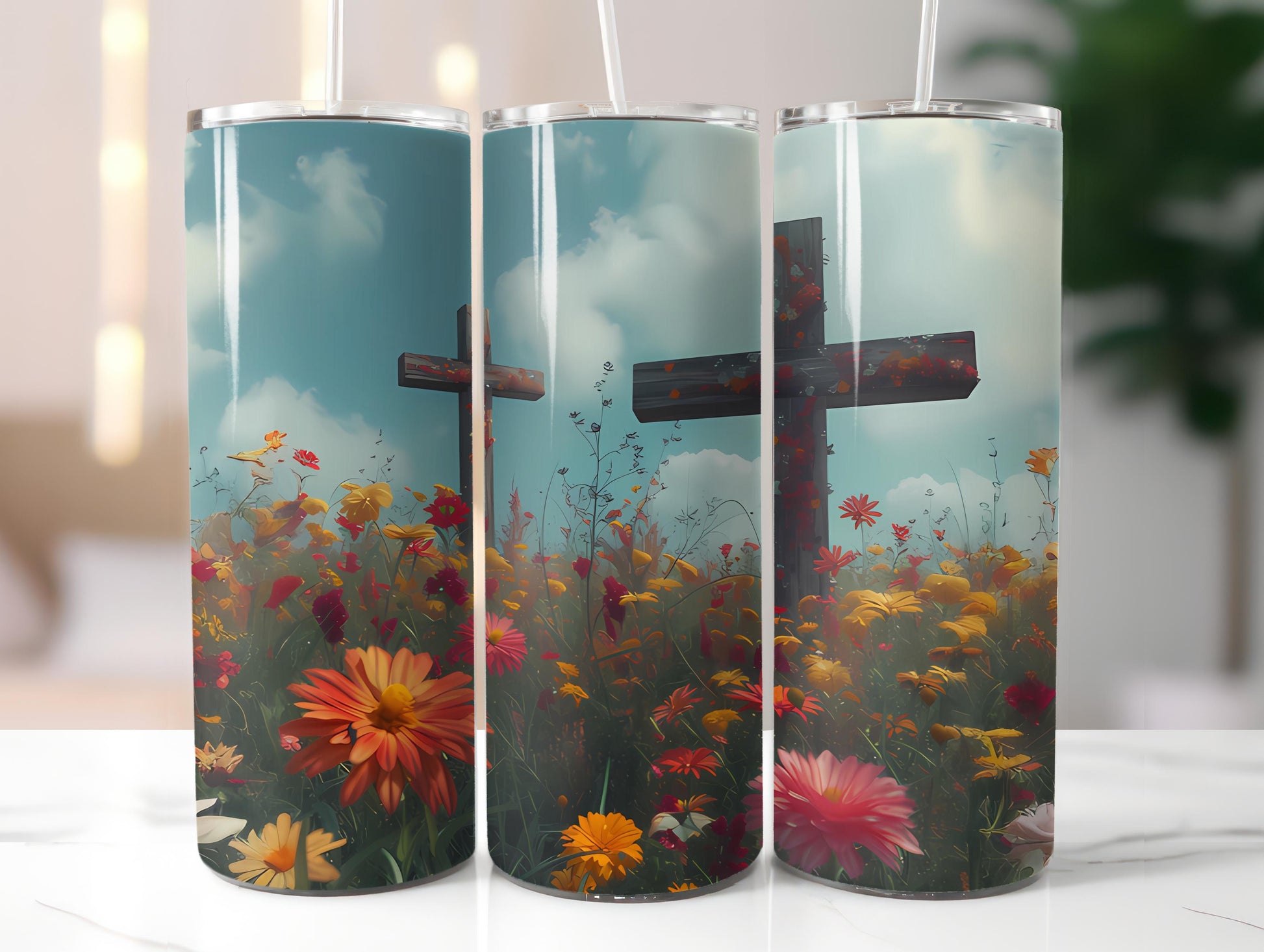 Earthy Elements Easter 3 Tumbler Wrap - CraftNest