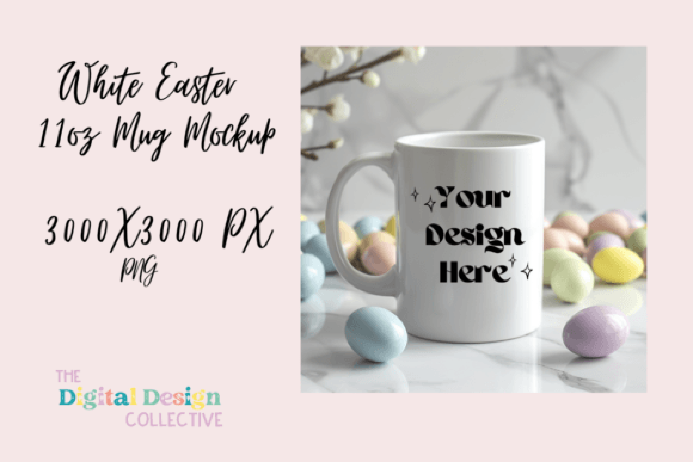 Easter Mug Mockup