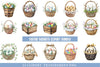 Easter Baskets Clipart Bundle