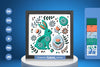 Easter Bunny Floral Folk Art Papercut SVG Bundle