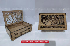 Easter Egg Box Lasercut SVG Bundle - CraftNest - Digital Crafting and Art