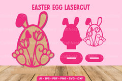 Easter Egg Laser Cut SVG Bundle Clipart - CraftNest - Digital Crafting and Art