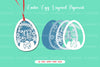Easter Egg Layered Papercut SVG Clipart Bundle