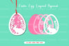 Easter Egg Layered Papercut SVG Clipart Bundle