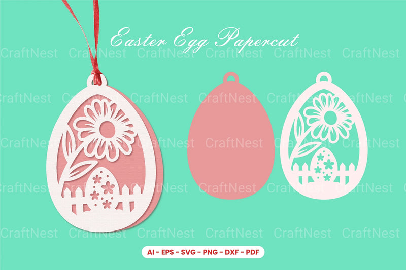 Easter Egg Papercut SVG Bundle - CraftNest - Digital Crafting and Art