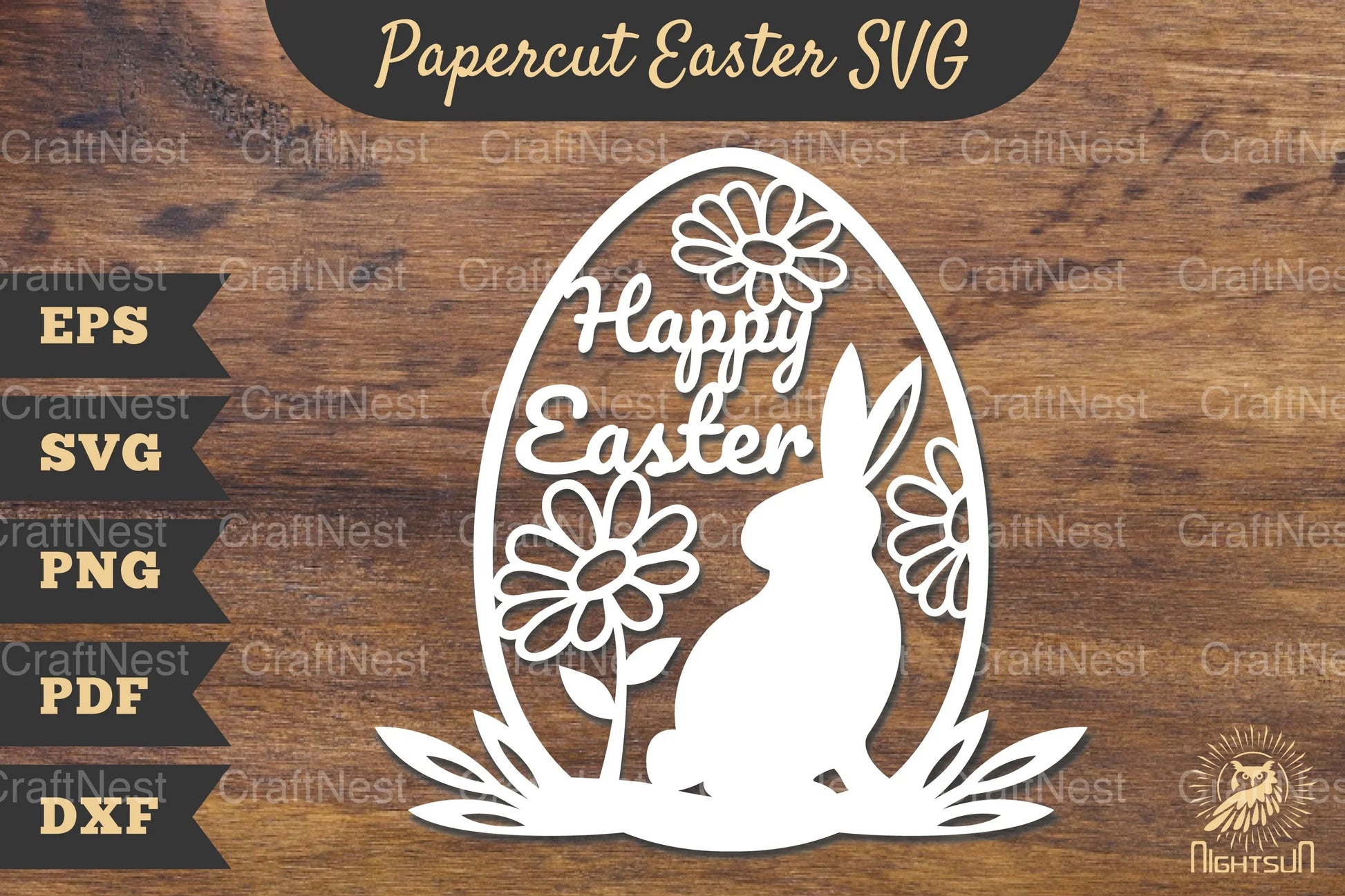 Easter Egg Papercut SVG Bundle - CraftNest - Digital Crafting and Art