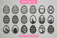 Easter Egg SVG Bundle - CraftNest - Digital Crafting and Art