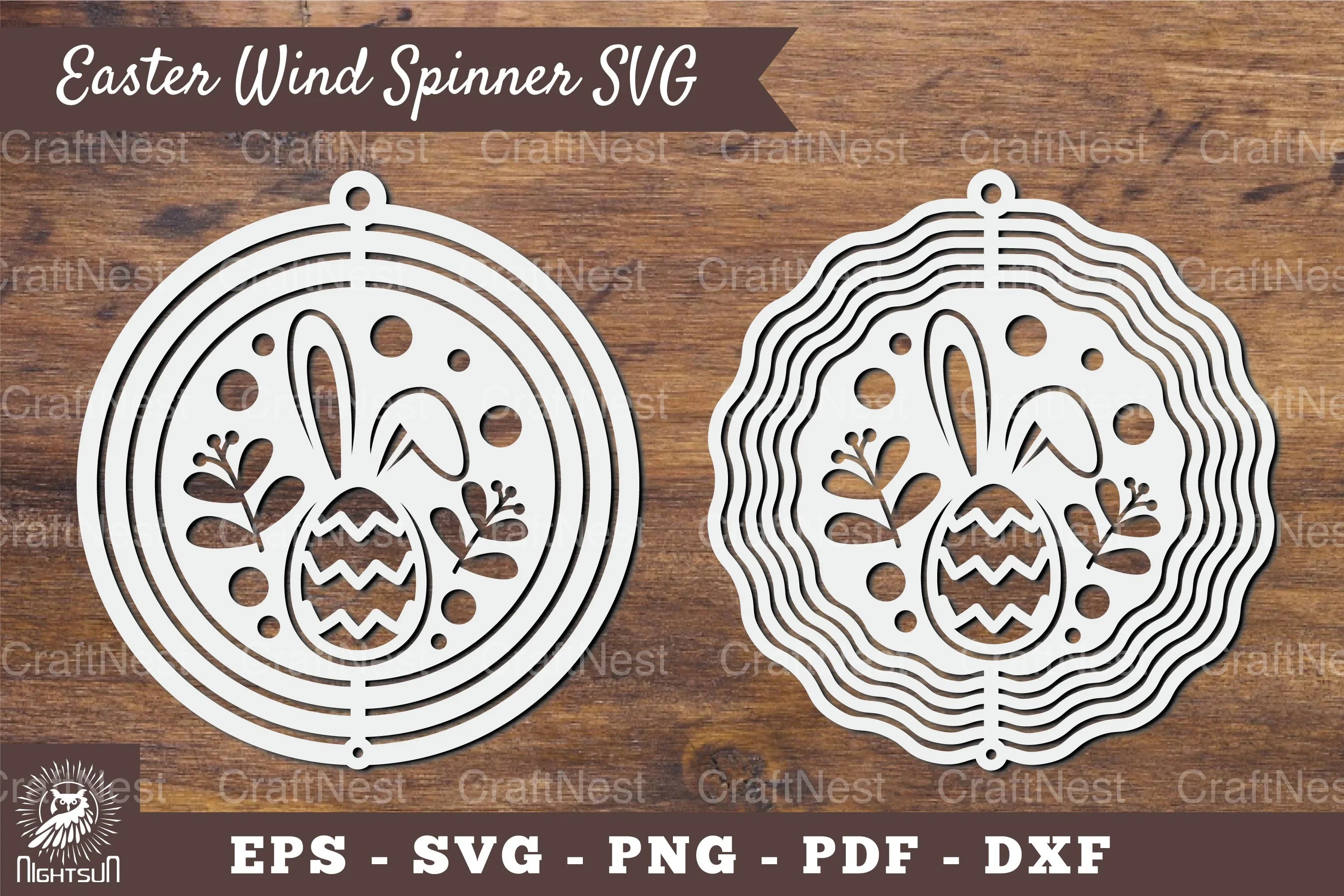 Easter Egg Wind Spinner Clipart Bundle - CraftNest - Digital Crafting and Art