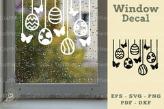 Easter Egg Window Decal Clipart Bundle - CraftNest - Digital Crafting and Art