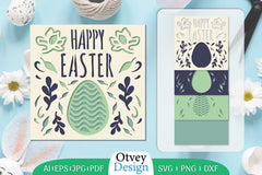 Happy Easter Layered Papercut SVG Bundle 5 - CraftNest - Digital Crafting and Art