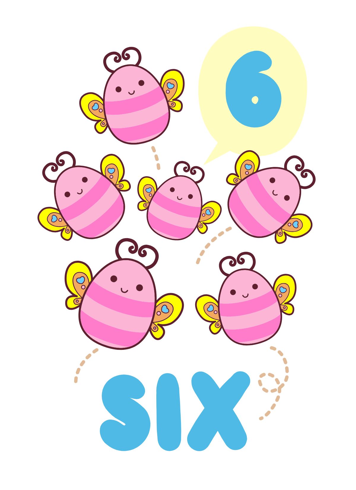 Easter Number Flashcards for Kids
