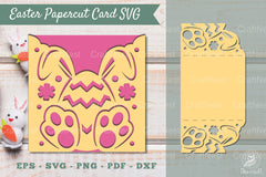 Easter Papercut Card Template SVG Bundle - CraftNest - Digital Crafting and Art