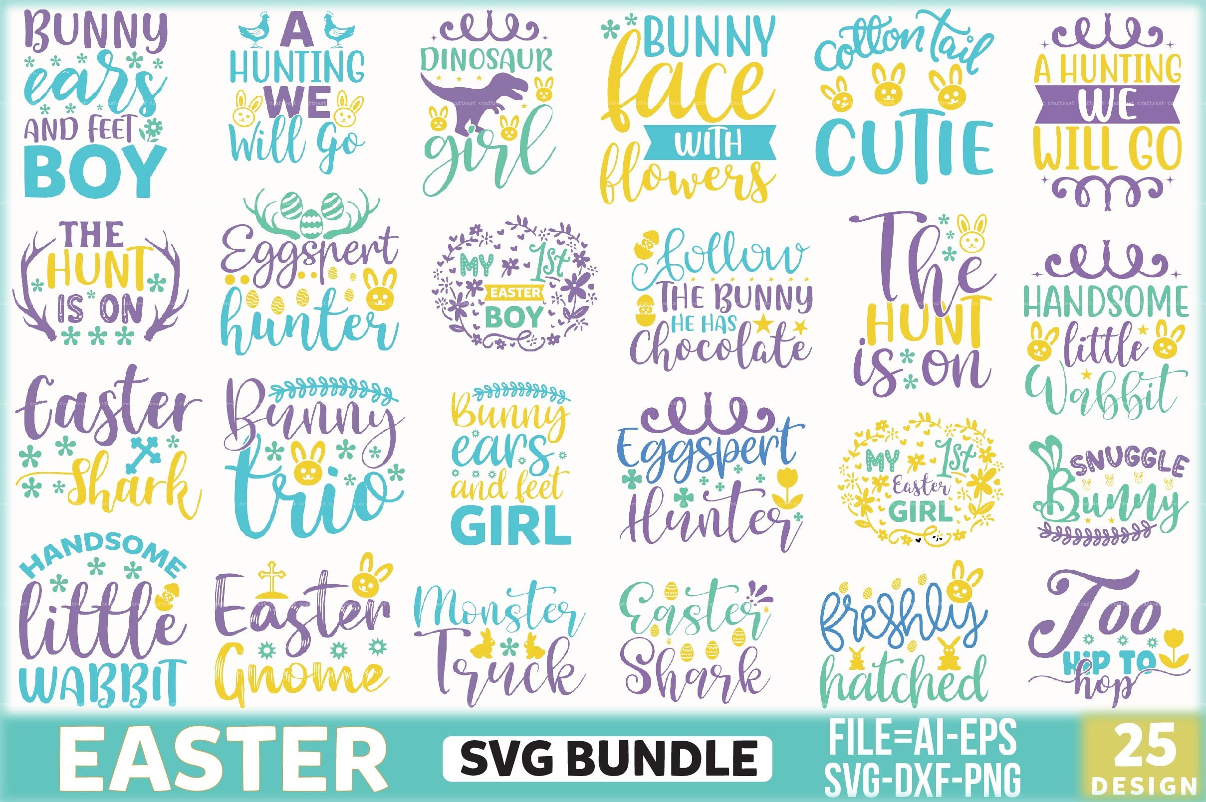 Easter Design SVG Bundle 2