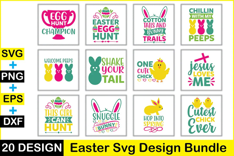 2 Easter SVG Bundle - CraftNest - Digital Crafting and Art