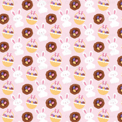 Easter Bunny Seamless Digital Paper - CraftNest - Digital Crafting and Art