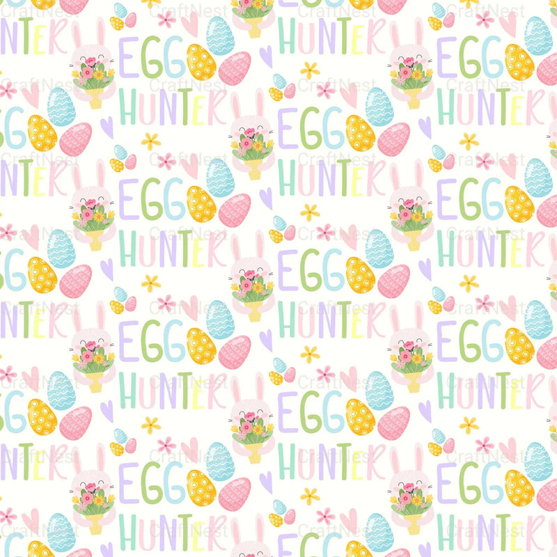Easter Bunny Seamless Digital Paper - CraftNest - Digital Crafting and Art