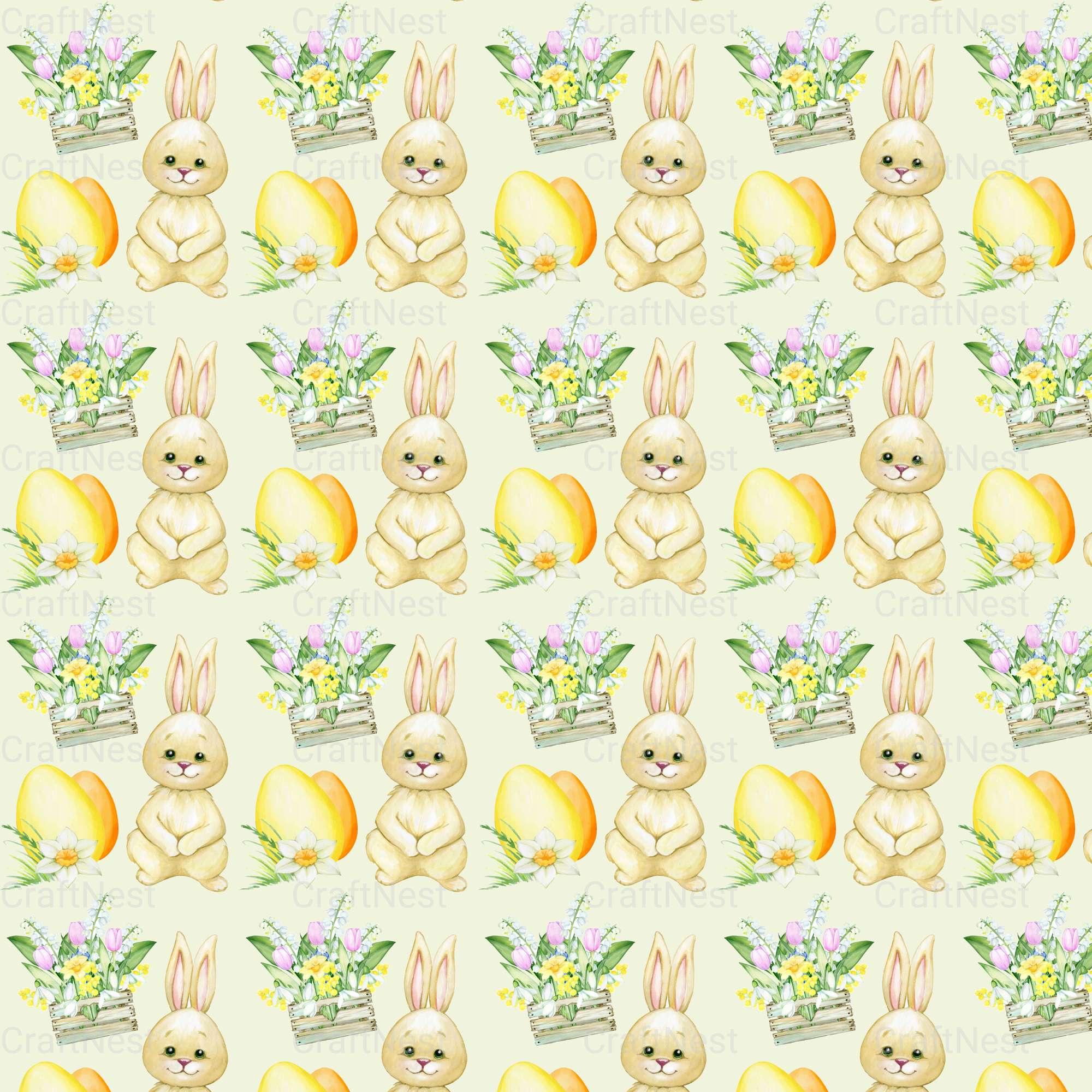 Easter Sublimation Digital Paper - CraftNest - Digital Crafting and Art