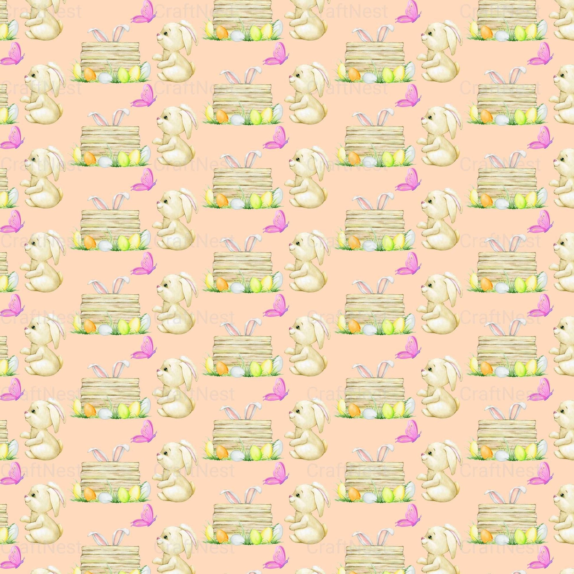 Easter Sublimation Digital Paper - CraftNest - Digital Crafting and Art