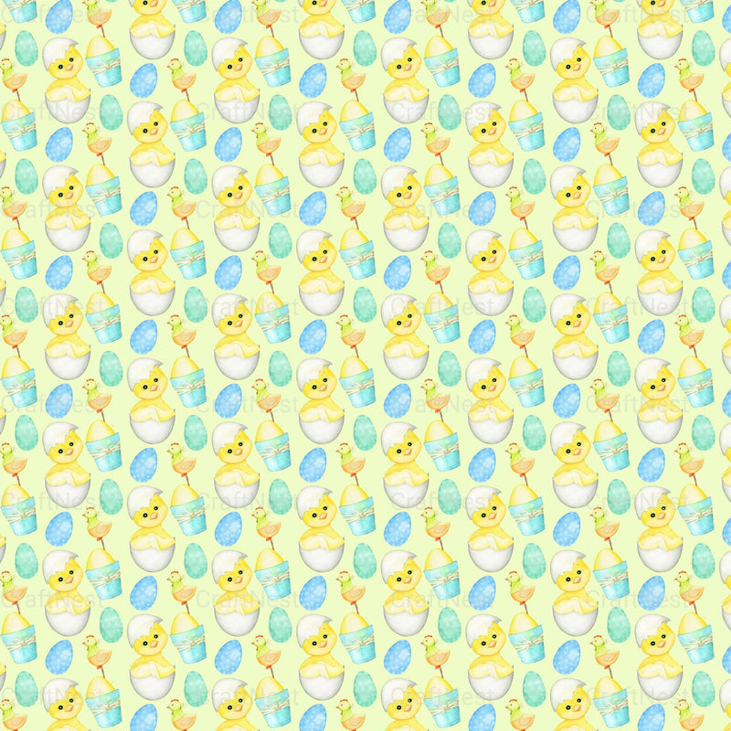 Easter Sublimation Digital Paper - CraftNest - Digital Crafting and Art