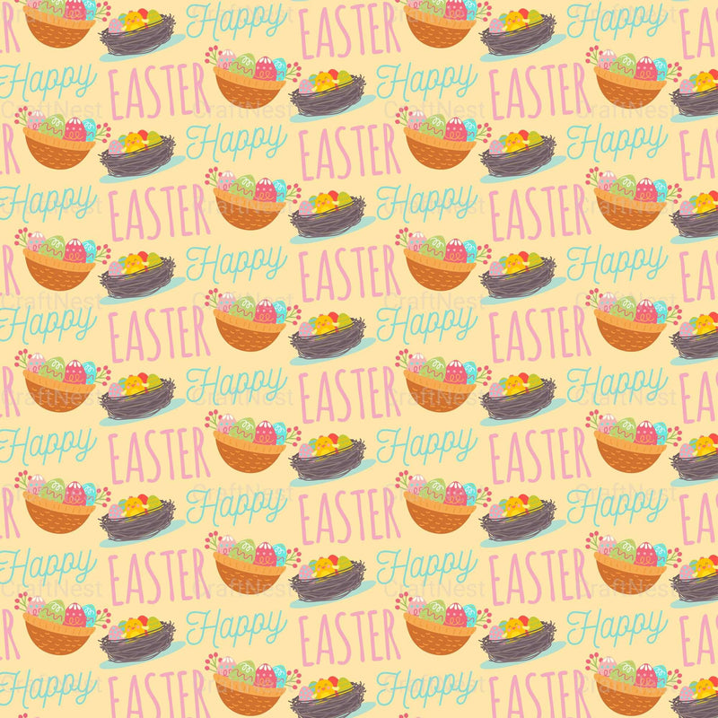 Easter Egg Seamless Digital Paper - CraftNest - Digital Crafting and Art
